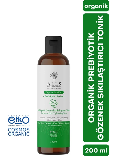 Alls Biocosmetics Organik Prebiyotik Gözenek Sıkılaştırıcı Tonik 200 ml ürün görseli 1