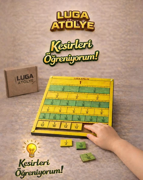 Kesir Eğitim Seti ürün görseli 1