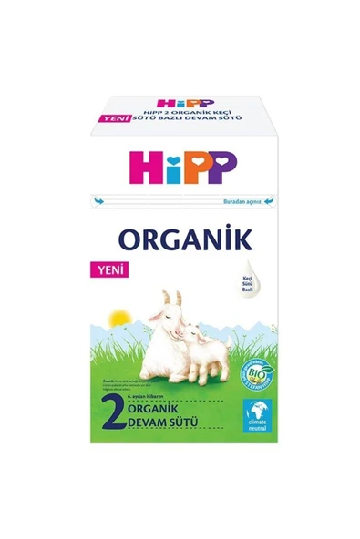 HiPP 2 Organik Keçi Sütü Bazlı Devam Sütü 400 gr ürün görseli 1