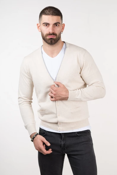 NEHİR TRİKO SLİMFİT HIRKA - Resim 7