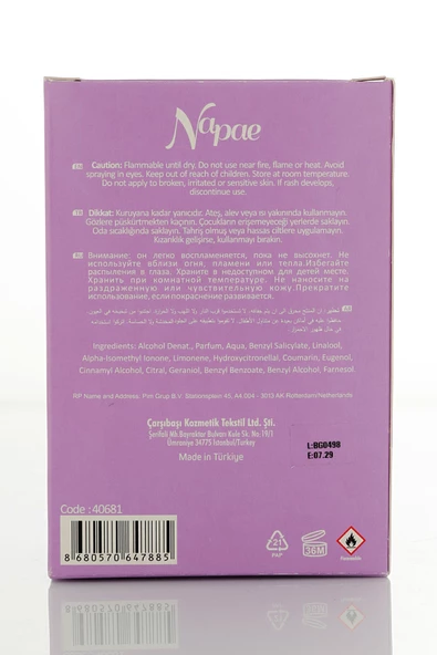 Alberto Taccini NAPAE Kadın Parfümü - 100 ml - Resim 7