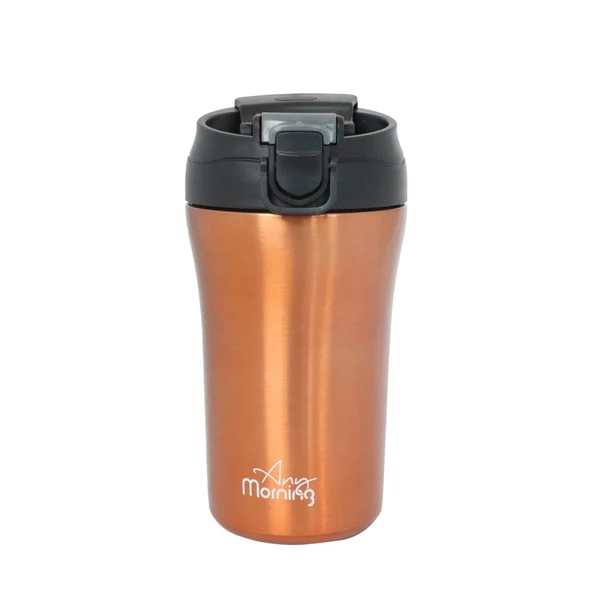 Any Morning SI232021 İki Ağızlı Termos Mug Bakır 400 ml ürün görseli 1