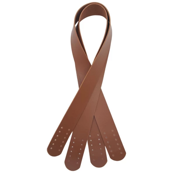 Angel Çanta Aksesuar 60x3 cm Suni Deri Taba Renk Çift Sap ürün görseli 1