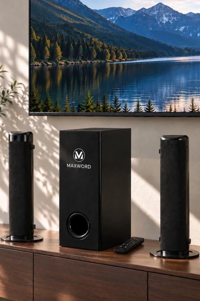 SLC-275 Bluetooth 5.3 Ayrılabilir Soundbar Subwooferlı TV Ses Sistemi HDMI ARC Optik AUX USB