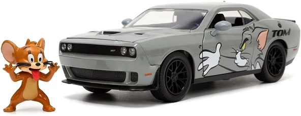 Tom& Jerry Figürü ve 2015 Dodge Challenger Aracı 1:24 - Resim 2