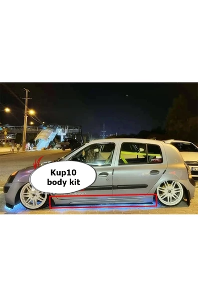 OTOBDY renault clio 2 yan marşpiyel takımı  ( GT MODEL ) PLASTİK ürün görseli 1