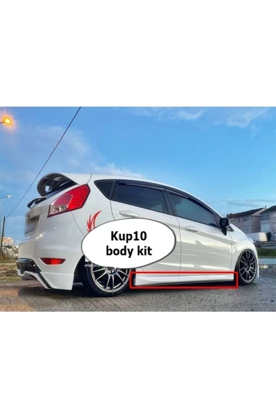 OTOBDY ford fiesta uyumlu aero yan marşpiyel takımı (2009-2018) ürün görseli 1