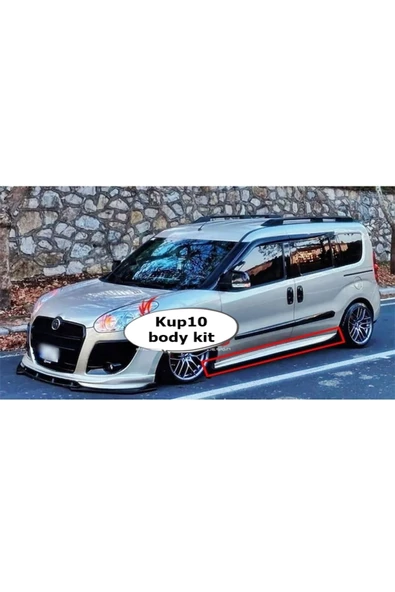 OTOBDY fiat doblo 3 Uyumlu  yan marşpiyel takımı - PLASTİK ürün görseli 1