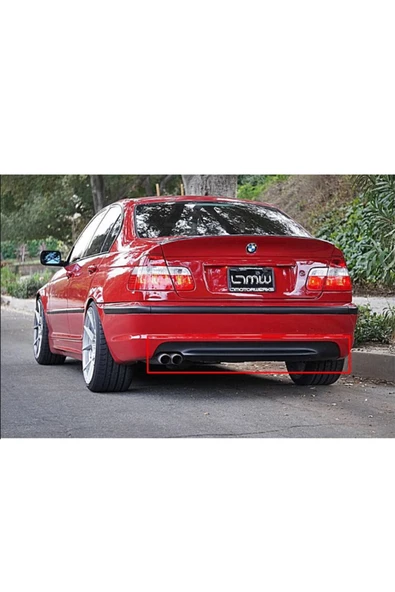 OTOBDY bmw e46 m Uyumlu difüzör - (COUPE&SEDAN) PLASTİK - PARLAK SİYAH ürün görseli 1