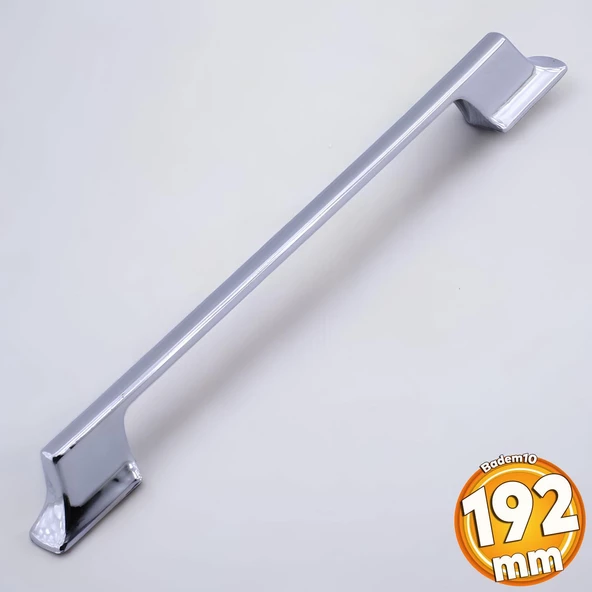 Eda Kulp Krom Metal 192 mm - 19.2 cm Mobilya Mutfak Çekmece Dolap Dolabı Kapak Kulbu Kulpu Kulpları ürün görseli 1