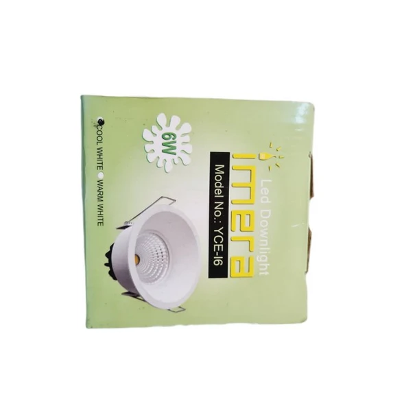 6 WATT LED SPOT TRAFOLU BEYAZ KASA GÜN IŞIĞI (YCE-N6) ( 2 ADET ) ürün görseli 1