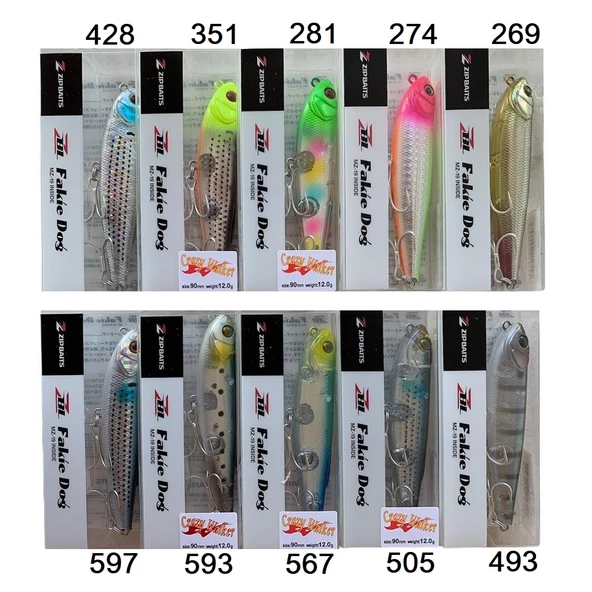 Zipbaits Fakie Dog 90mm WDT Su Üstü 12gr Maket Yem ürün görseli 1
