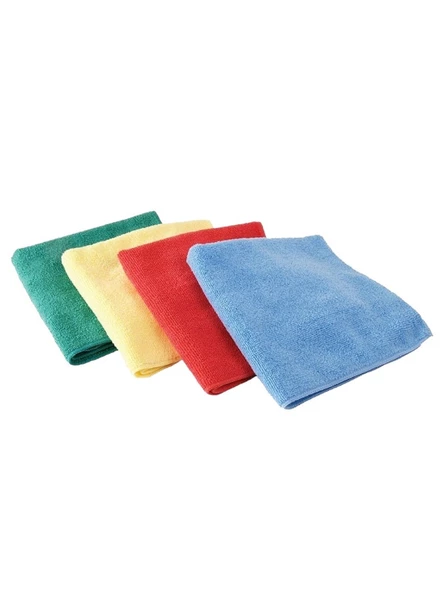 Umbex Plus 4'lü Mikrofiber Cam Bezi Yüzey Silme Ve Kurulama Bezleri 40x40 ürün görseli 1