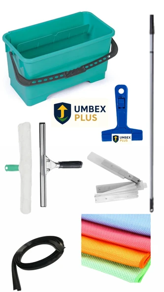 Umbex Plus Profesyonel Cam Temizleme Seti Camcı Kovası Cam Temizleme Tam Set ürün görseli 1