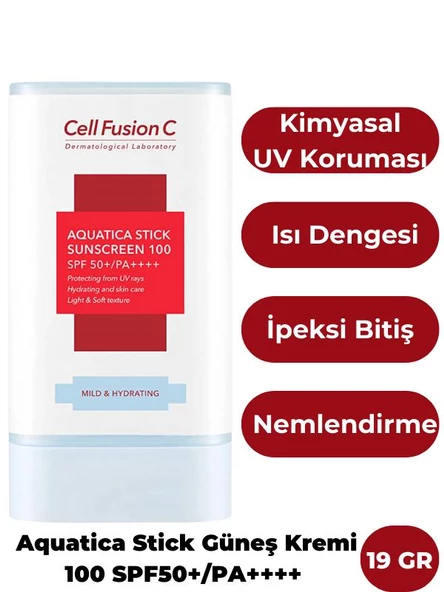 Cell Fusion C Aquatıca Nemlendirici Yüksek Koruyucu Stick Güneş Kremi 19 gr ürün görseli 1