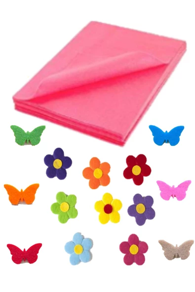 Keçe Pembe 50X200 Cm ürün görseli 1