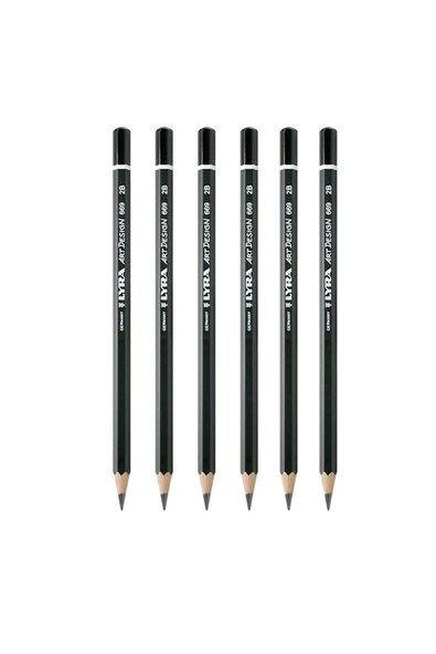 Lyra Art Design Dereceli Kalem 2b 6 Adet ürün görseli 1