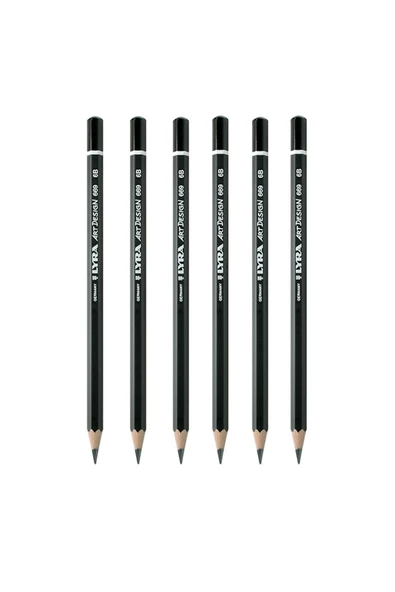 Lyra Art Design Dereceli Kalem 6b 6 Adet ürün görseli 1