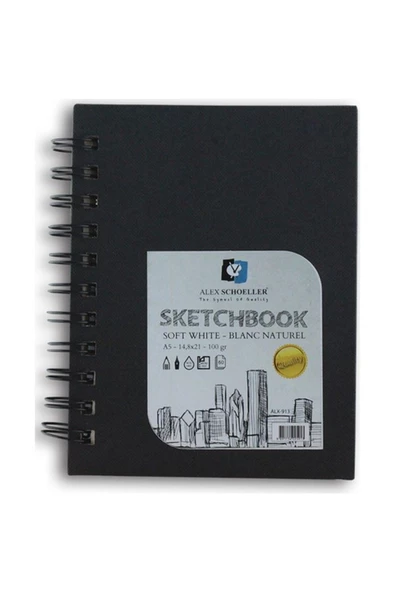 Siyah Spiralli Defter ürün görseli 1