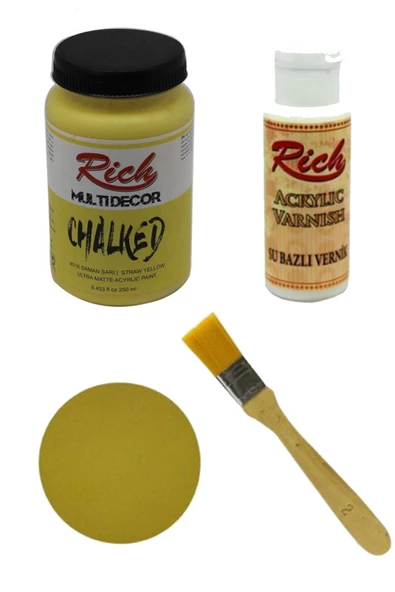 Multi Decor Chalked Saman Sarı 250 Cc Boyama Seti ürün görseli 1