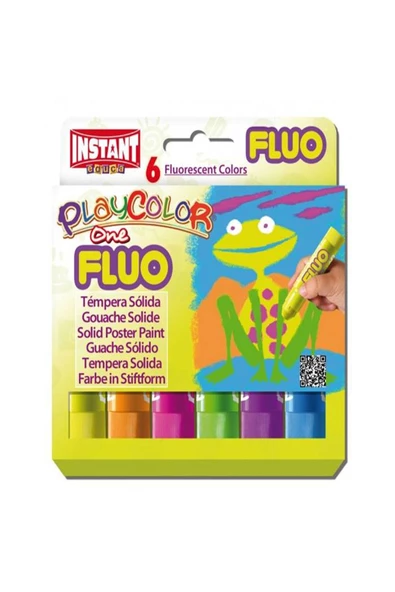 Playcolor Instant Pastel Boya One Fluo 6 Renk ürün görseli 1