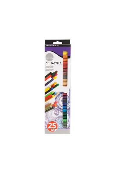 Simply 25 Renk Yağlı Pastel Boya Seti / D 157 500 125 ürün görseli 1