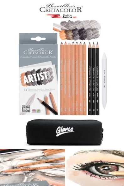 Cretacolor Artist Studio Sketching Pencils 11'li Set ürün görseli 1