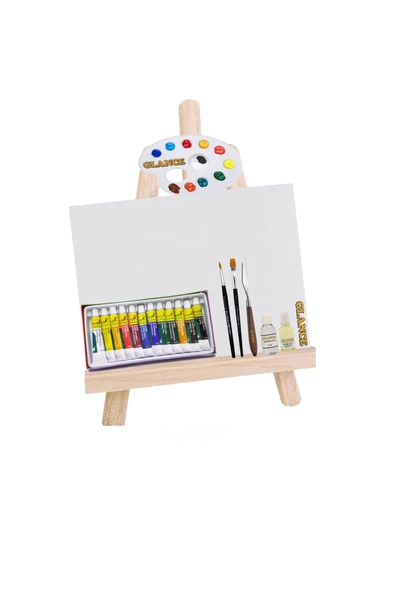 Fanart 12x12 Yağlı Boya Masaüstü Şövale Seti ürün görseli 1
