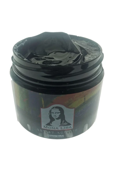 Mona Lisa Artist Akrilik 125 Ml - Carbon Black ürün görseli 1
