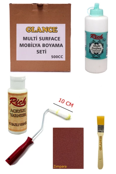 Rich Multi Surface Yasemen 500 CC Mobilya Boyama Seti ürün görseli 1
