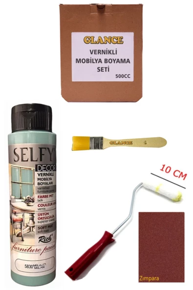 Rich Selfy Decor 500 cc Milano Kendinden Vernikli Genel Amaçlı Boyama Seti ürün görseli 1