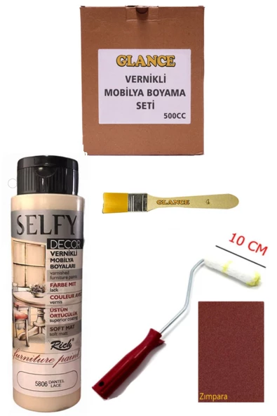 Rich Selfy Decor 500 Cc Dantel Kendinden Vernikli Genel Amaçlı Boyama Seti ürün görseli 1