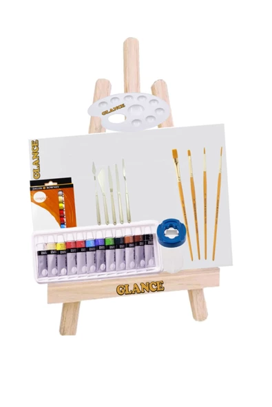 Daller Rowney Simply 12x12ml 12 Renk Ekonomik Akrilik Boya Masa Üstü Şövale Başlangıç Seti ürün görseli 1