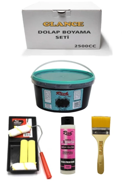 Multi Surface 2500cc Siyah (3,5kg) Genel Amaçlı Boyama Seti ürün görseli 1