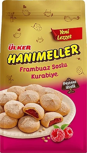 ÜLKER HANIMELLER FRAMBUAZ SOSLU POŞET 150 ürün görseli 1