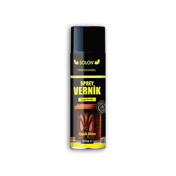 Profesyonel Parlak Sprey Vernik 200 ml - Resim 2