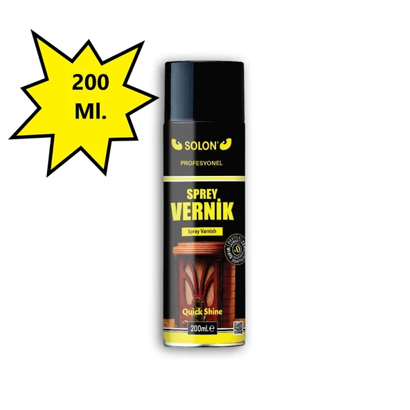 Profesyonel Parlak Sprey Vernik 200 ml ürün görseli 1