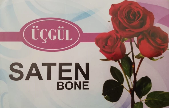Üçgül Saten Bone Beyaz ürün görseli 1