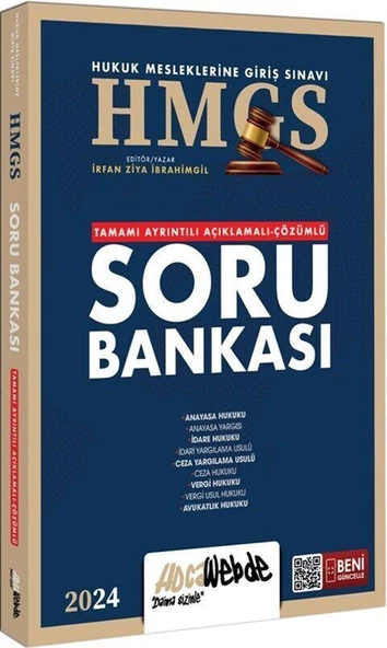 HMGS Hukuk Mesleklerine Giriş Sınavı Soru Bankası Hocawebde Yayınları ürün görseli 1