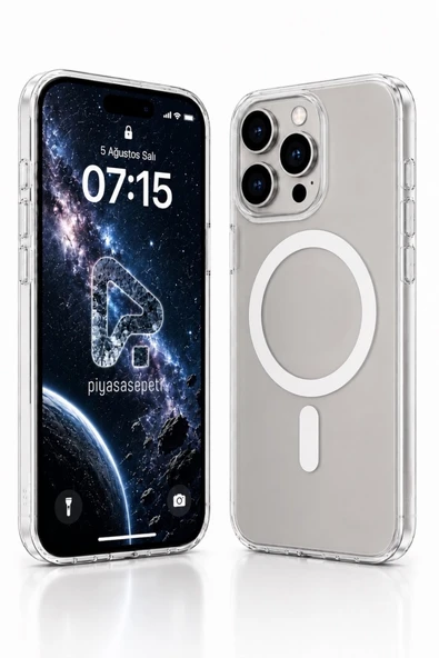 Şeffaf Mika Sararmaz Sert Magsafe Kılıf iPhone 11 Pro ürün görseli 1