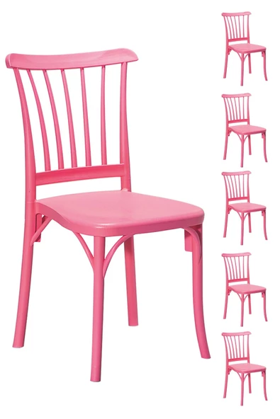 SANDALİE  Violet Pembe Sandalye 6 Adet ürün görseli 1