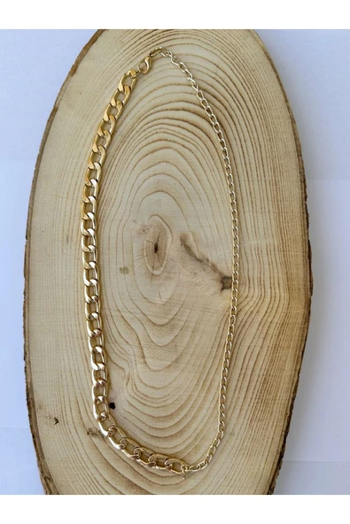 Gold Zincir Kolye Unisex Zincir Kolye PYTKZNCKLY234 ürün görseli 1