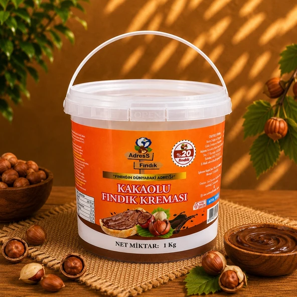 AdresS Fındık - Kakaolu Fındık Kreması 1 Kg ürün görseli 1