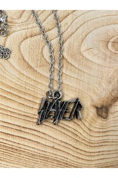 Slayer Rock Metal Grup Zincir Kolye Pytkznkly198 ürün görseli 1