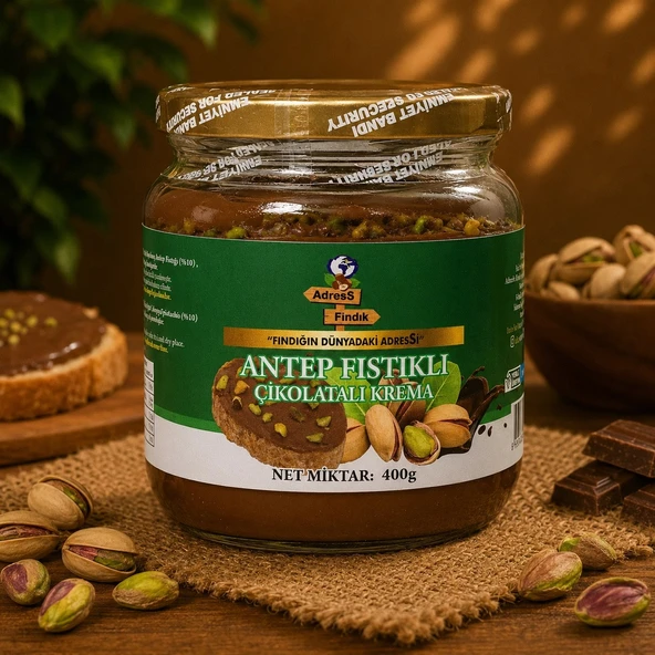 AdresS Fındık - Antep Fıstıklı Çikolatalı Krema 350 g ürün görseli 1