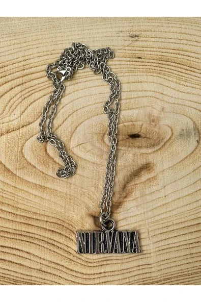 Nirvana Rock Metal Grup Zincir Kolye PYTKZNKLY192 - Resim 4