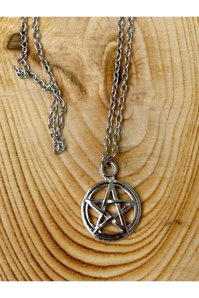 Pentagram Rock Metal Grup Zincir Kolye PYTKZNKLY193 ürün görseli 1