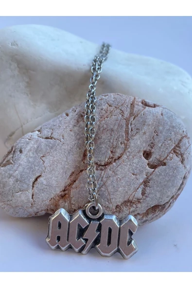 Acdc Rock Metal Zincir Kolye PYTKZNKLY110 - Resim 4