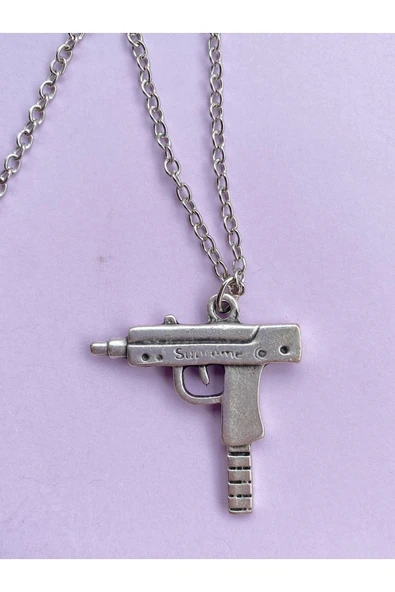 Uzi Silah Zincir Kolye PYTKZNKLY92 ürün görseli 1