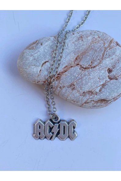 Acdc Rock Metal Zincir Kolye PYTKZNKLY110 - Resim 3